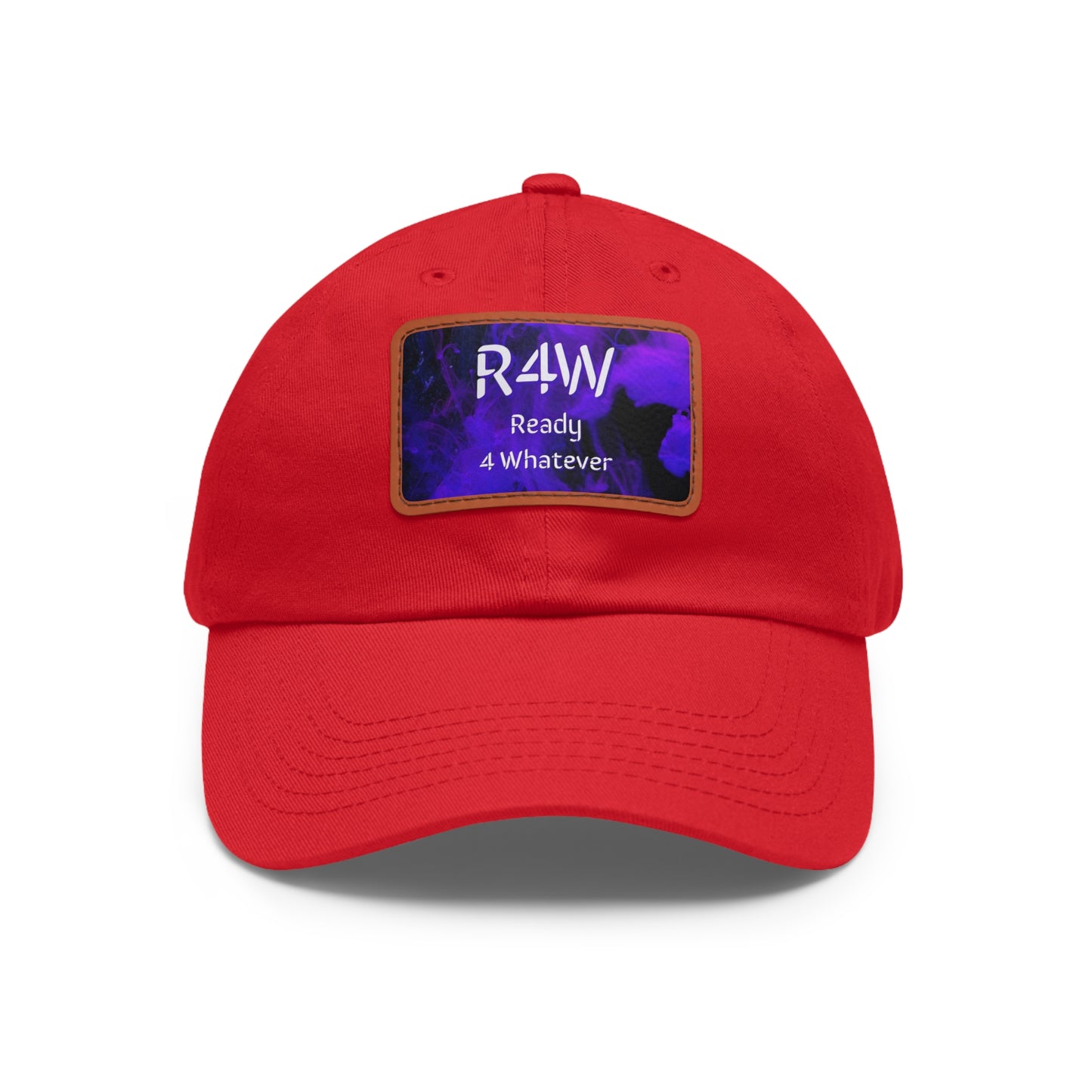 Dad Hat with Leather Patch (Rectangle)