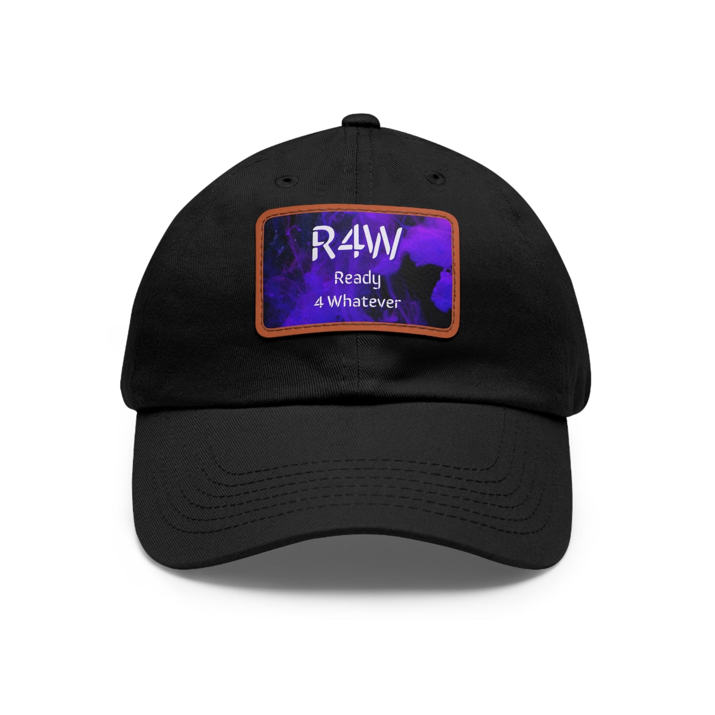 Dad Hat with Leather Patch (Rectangle)