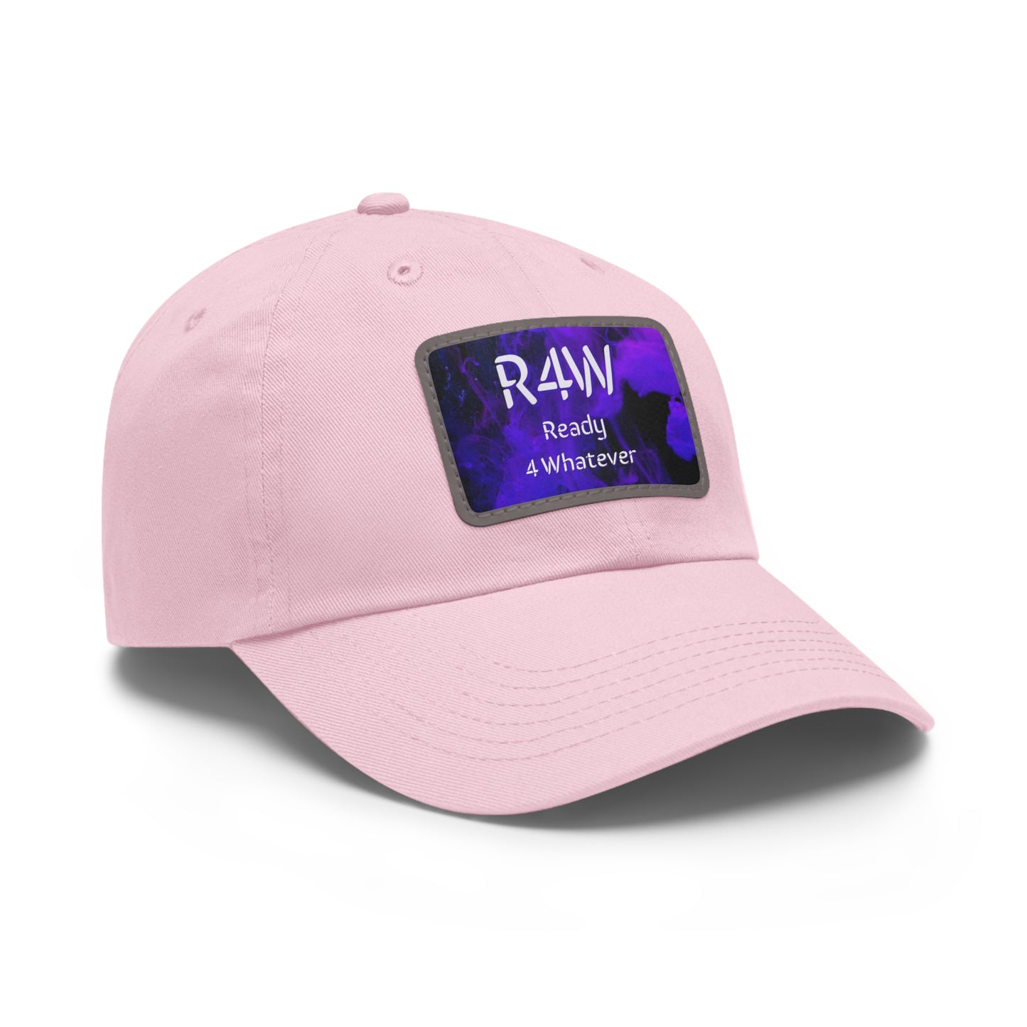 Dad Hat with Leather Patch (Rectangle)