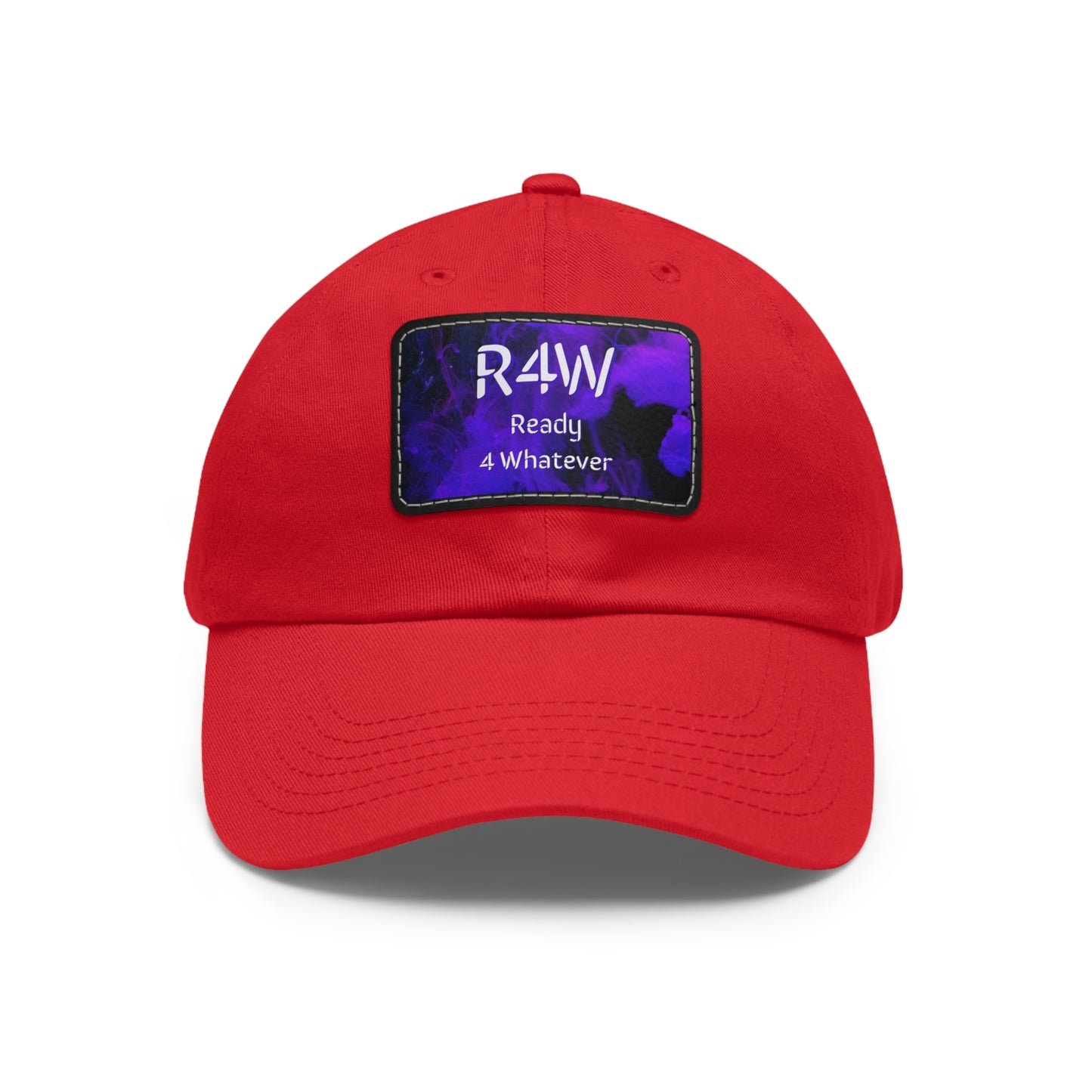 Dad Hat with Leather Patch (Rectangle)