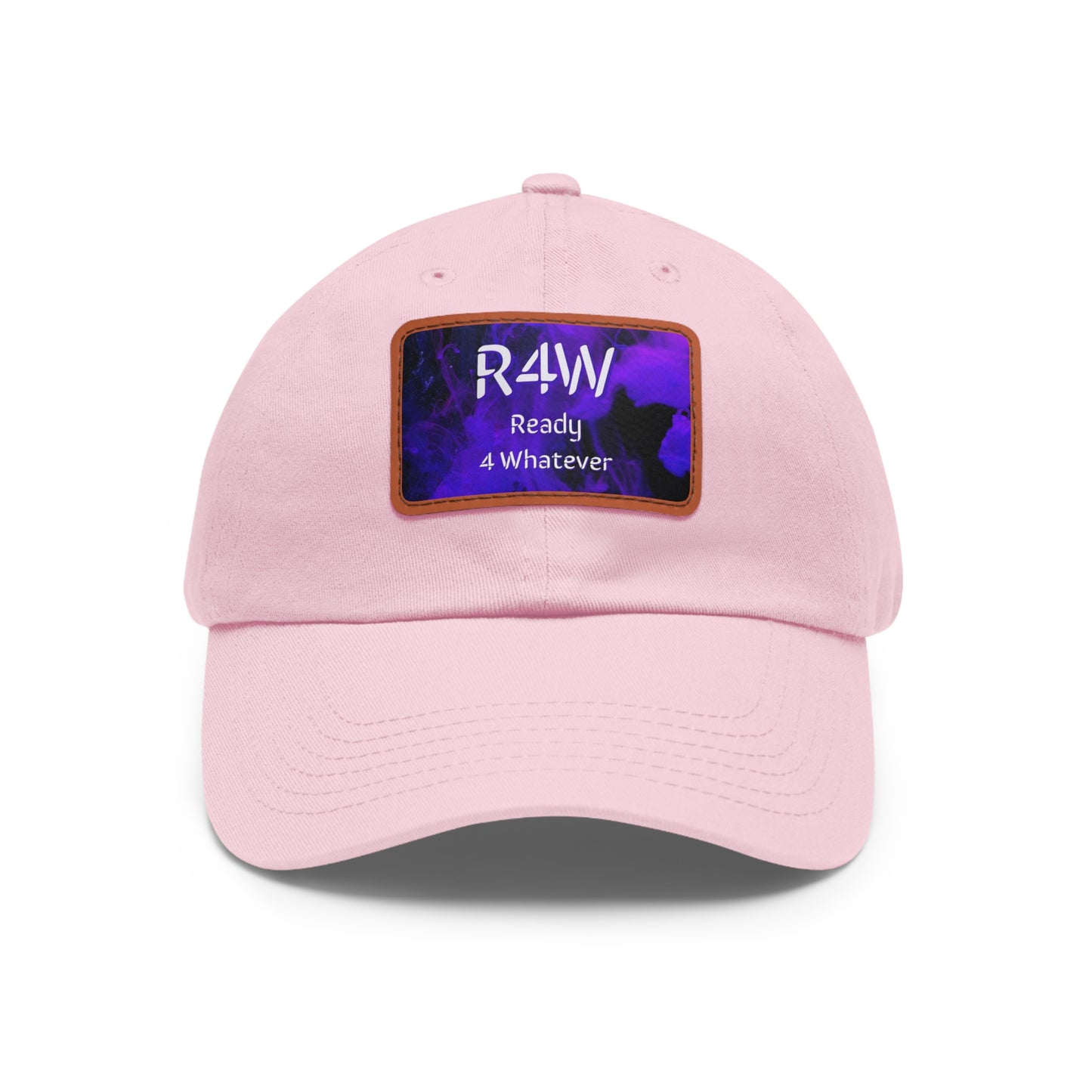 Dad Hat with Leather Patch (Rectangle)