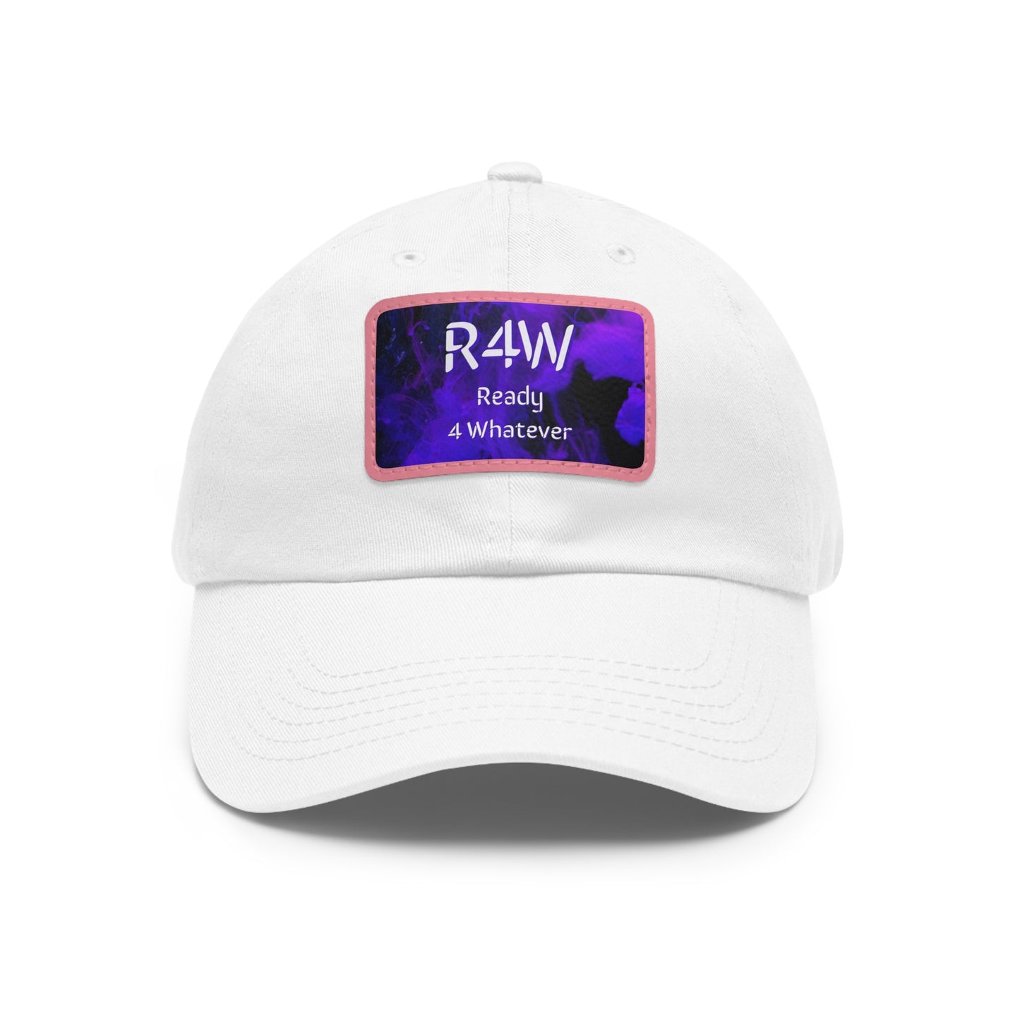 Dad Hat with Leather Patch (Rectangle)