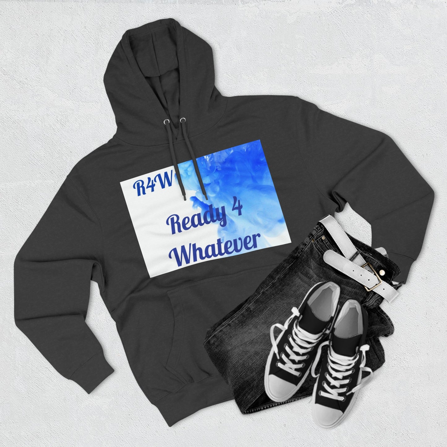 Three-Panel Fleece Hoodie