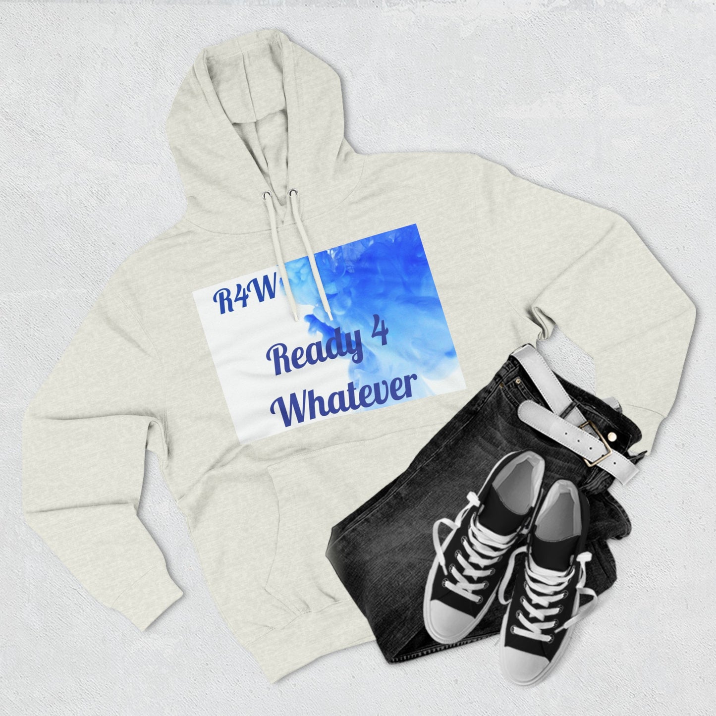 Three-Panel Fleece Hoodie