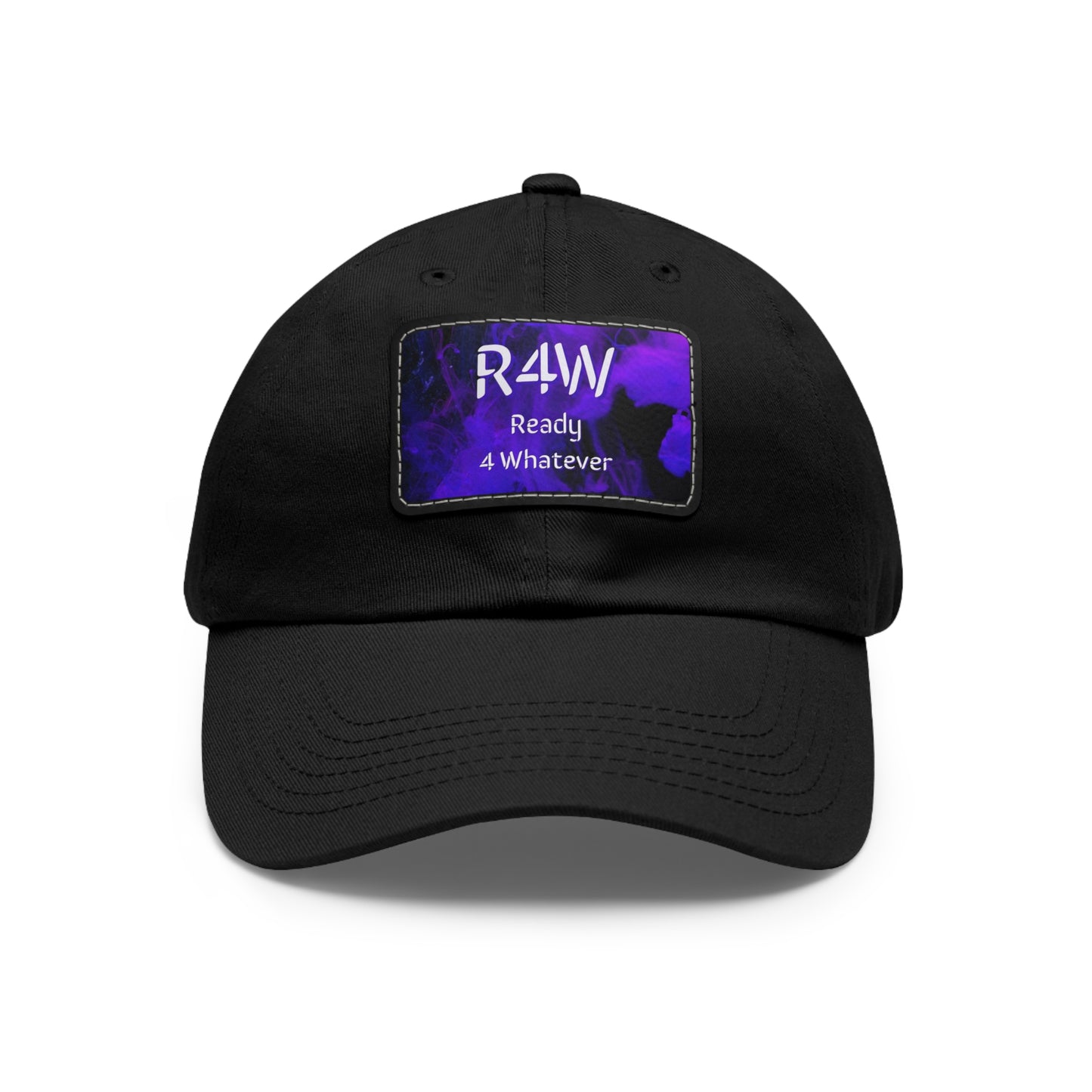 Dad Hat with Leather Patch (Rectangle)