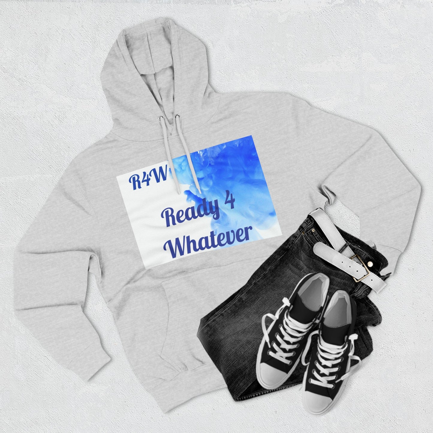 Three-Panel Fleece Hoodie