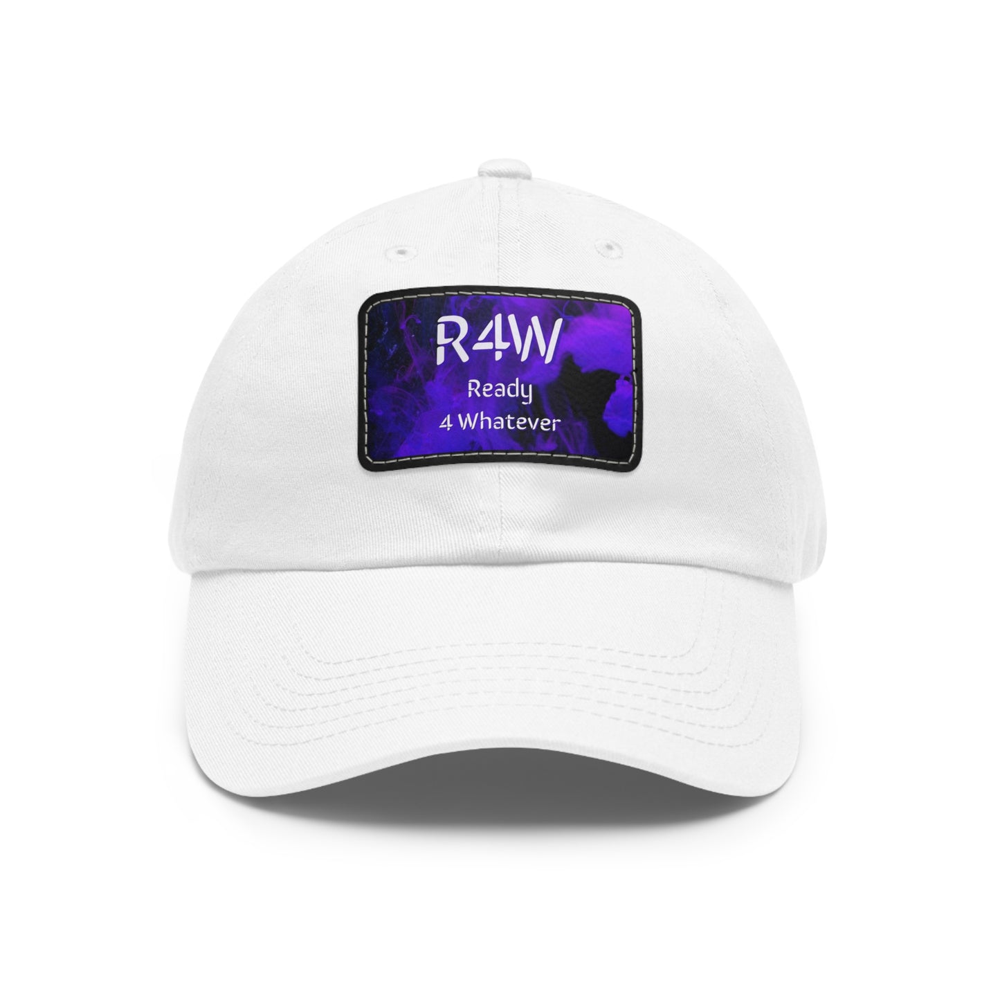 Dad Hat with Leather Patch (Rectangle)