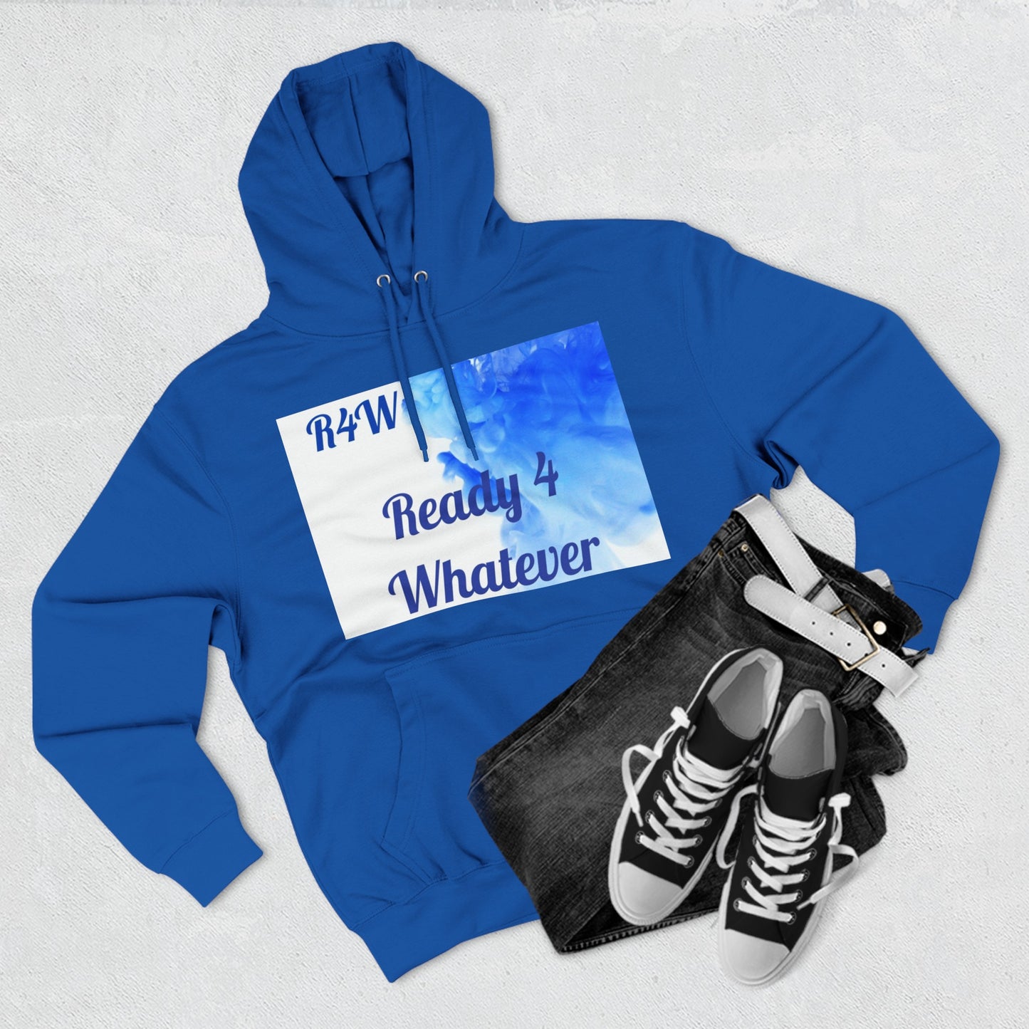 Three-Panel Fleece Hoodie