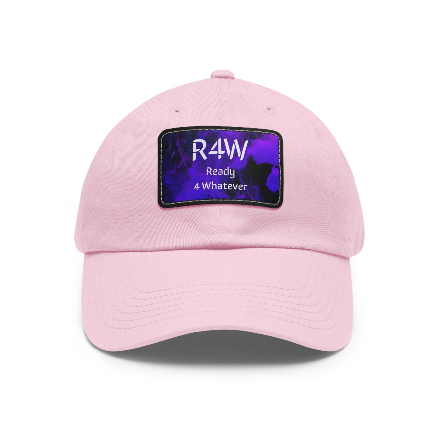 Dad Hat with Leather Patch (Rectangle)