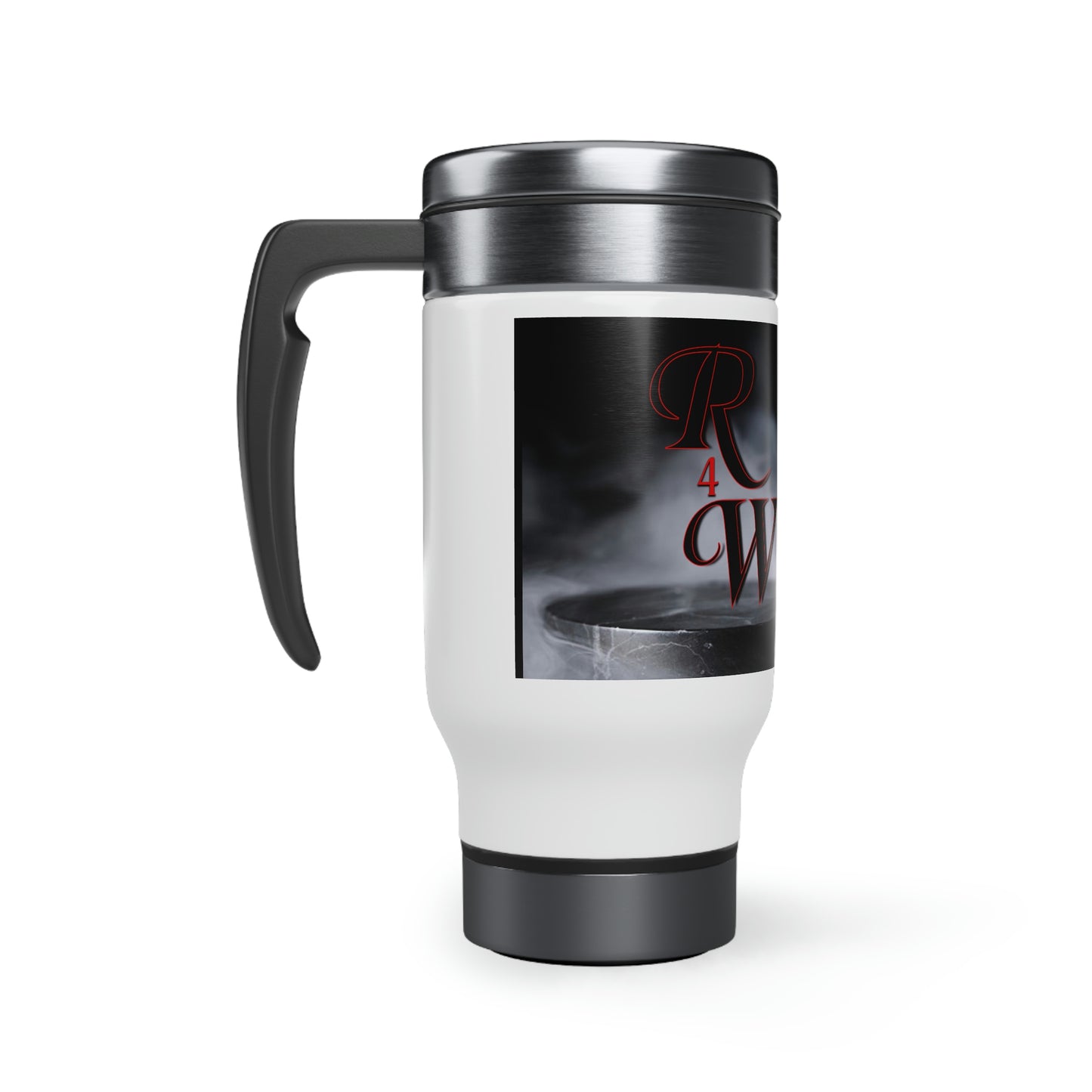 Stainless Steel Travel Mug with Handle, 14oz