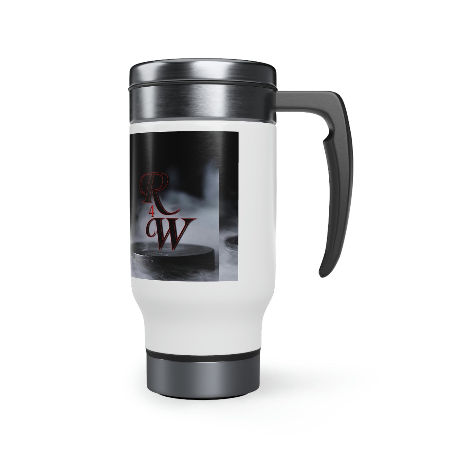 Stainless Steel Travel Mug with Handle, 14oz