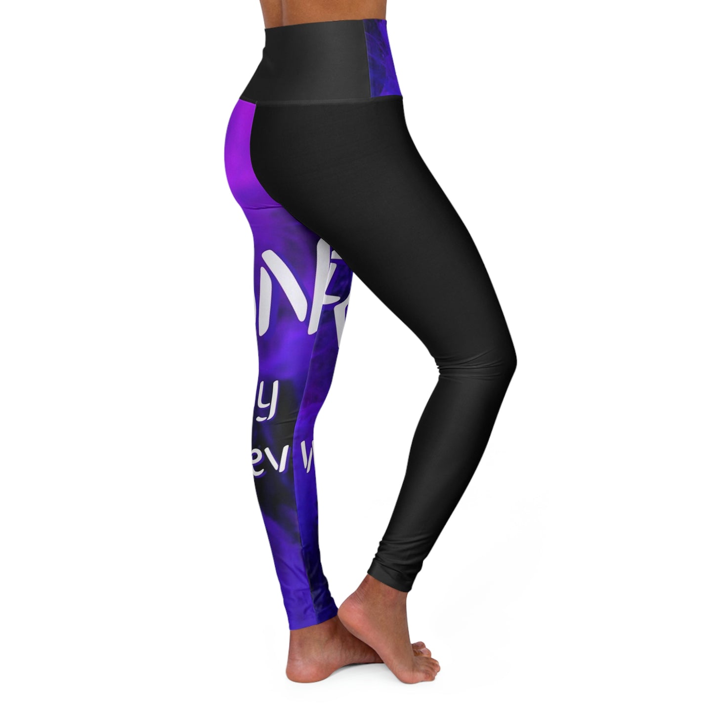 High Waisted Yoga Leggings (AOP)