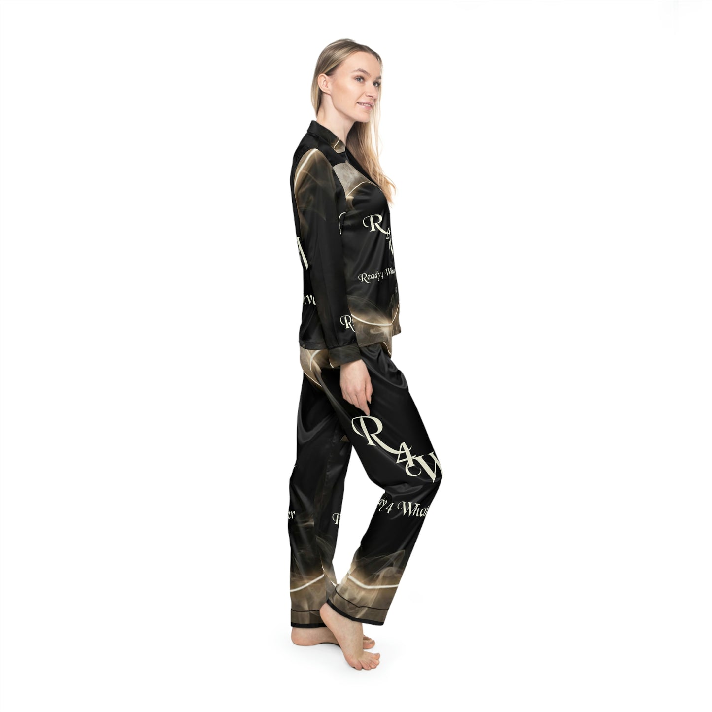 Women's Satin Pajamas (AOP)